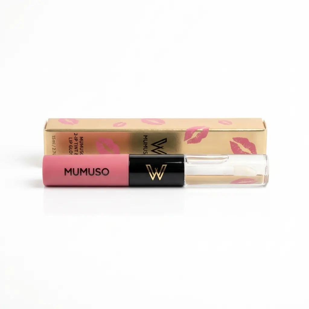 Lip Tint &amp; Lip Gloss 2 In 1 (Rose Red)
