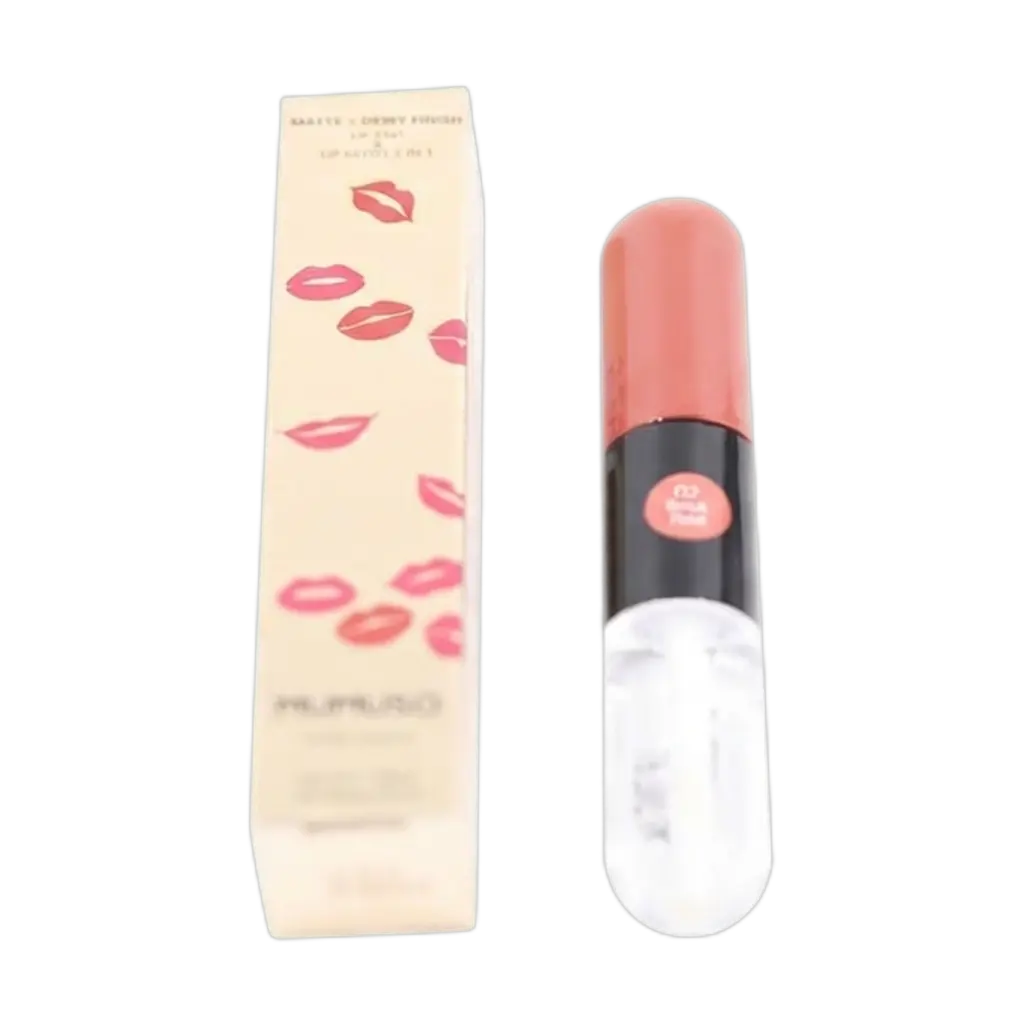 Lip Tint &amp; Lip Gloss 2 In 1 (Brick Red)
