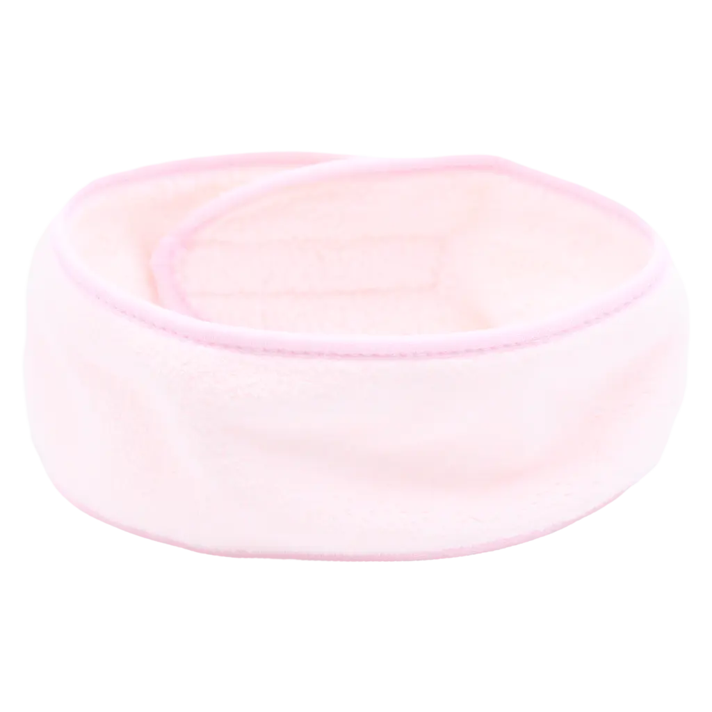 Ultra-weiches Haarband aus Coral Fleece, 10 × 63 cm (Rosa)
