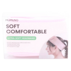 Ultra-weiches Haarband aus Coral Fleece, 10 × 63 cm (Rosa)