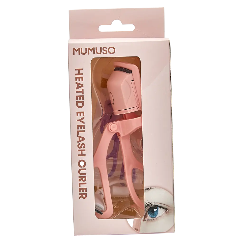 Heated Eyelash Curler (Pink)