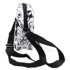 Crossbody Bag mit Graffiti-Design, kompakt (Schwarz/Weiß)