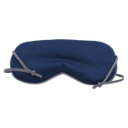 Ultraweiche Schlafmaske aus Polyester, verstellbar (Nude Pink/Dunkelblau)