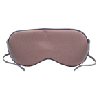 Ultra-weiche Schlafmaske aus Polyester, doppelseitig (Grau/Grün/Braun)