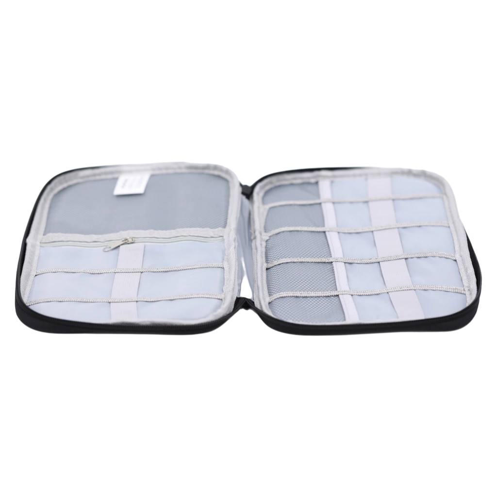 Organizer Tasche aus Oxford-Stoff für Elektronikzubehör (Schwarz)