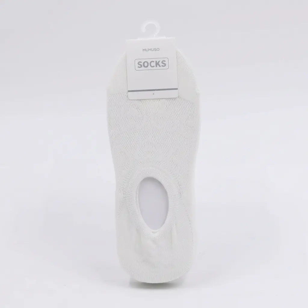 3er-Pack Damen Sneakersocken aus Baumwollmischung, No-Show (Weiß)