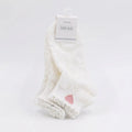 3er-Pack Sneakersocken Damen aus Baumwolle mit Herz-Design (Weiß)