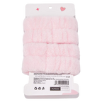 2er-Pack Schweißarmbänder aus Gummi-Polyester (Rosa)