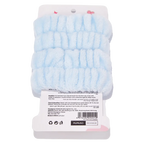 2er-Pack saugfähige Gummi-Polyester-Armbänder für Sport und Pflege (Blau)