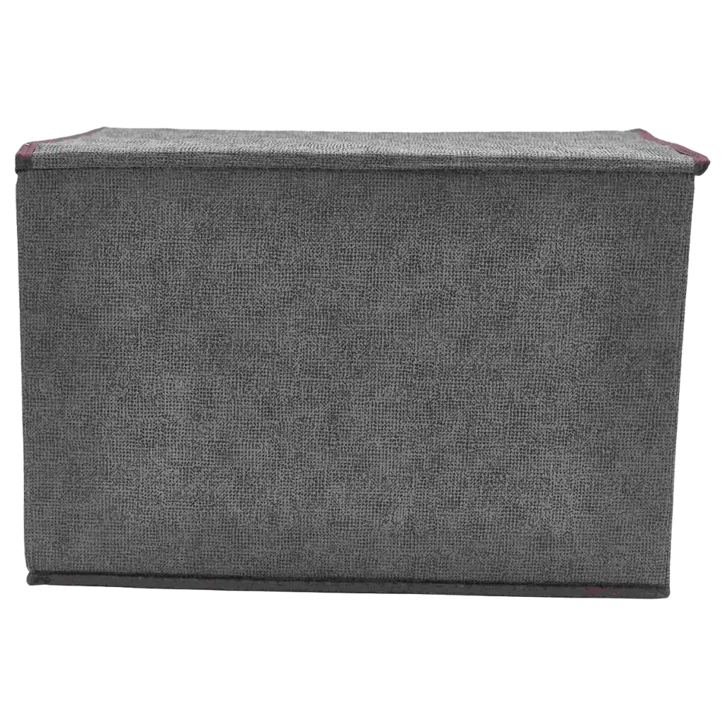 Faltbare Vliesstoff-Aufbewahrungsbox mit Deckel für Kleidung und Accessoires (Grau)
