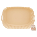 Mittlerer Aufbewahrungskorb aus PP-Kunststoff mit Griffen (Beige)