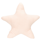 Zierkissen in Sternform aus Polyester mit „My little star“-Print (Creme)