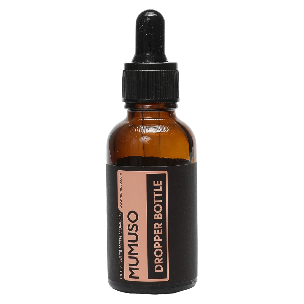 Tropfflasche mit Pipette, 30 ml (Braun) für Serum, Lotion und Öle