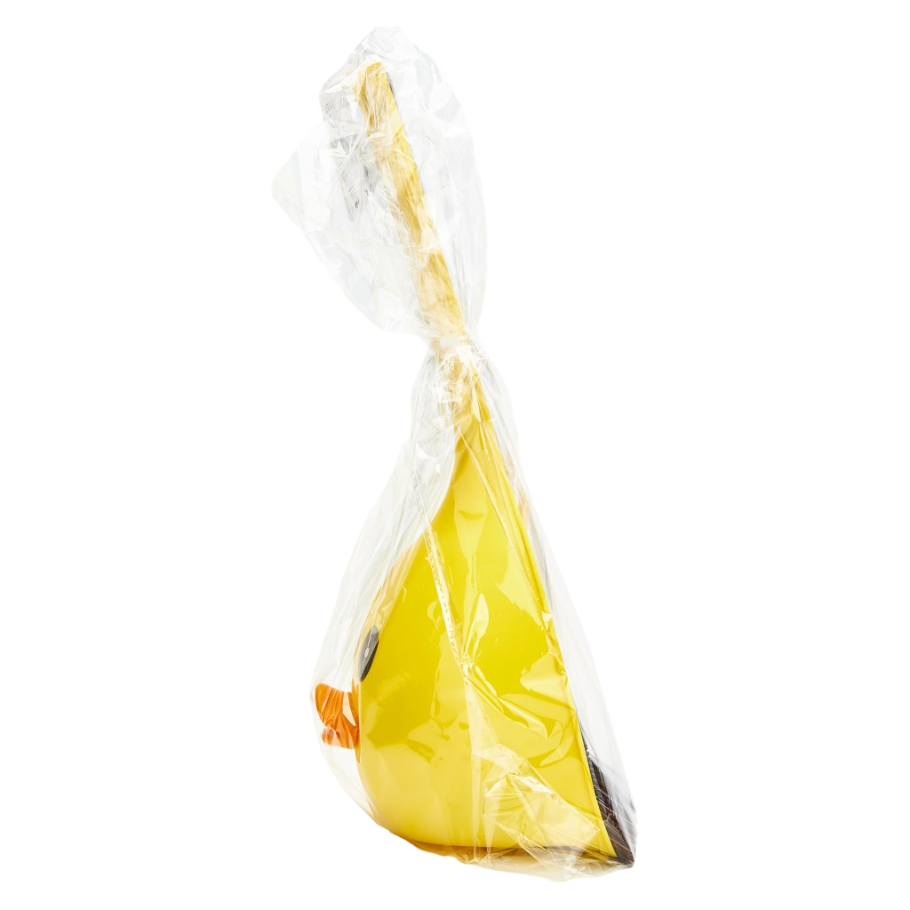 Kehrschaufel- und Besenset mit langem Stiel und Enten-Design (Gelb)