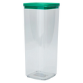 Lebensmittelaufbewahrungsdose aus PET, 1680 ml (Grün/Transparent)