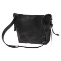 Klassische Schultertasche aus PU, vielseitig einsetzbar (Schwarz)