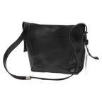 Klassische Schultertasche aus PU, vielseitig einsetzbar (Schwarz)