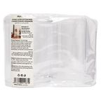 Organizer für Wattepads &amp; Wattestäbchen aus Polystyrol, Doppelkammer (Transparent)