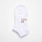 3er-Pack Herren Sneakersocken aus Baumwollmischung (Weiß) mit Streifen-Design