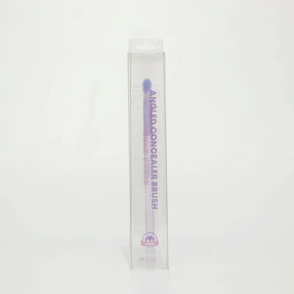 Abgeschrägter Concealerpinsel für Make-up, Präzisionspinsel (Lila)