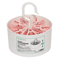 24er-Set Wäscheklammern aus Polypropylen mit Aufbewahrungsbox (Rosa/Türkis)