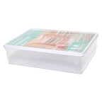 Kunststoff-Aufbewahrungsbox, 2800 ml (Transparent) für Lebensmittel und Haushaltsorganisation