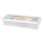 Aufbewahrungsbox aus Kunststoff, 850 ml (Transparent)