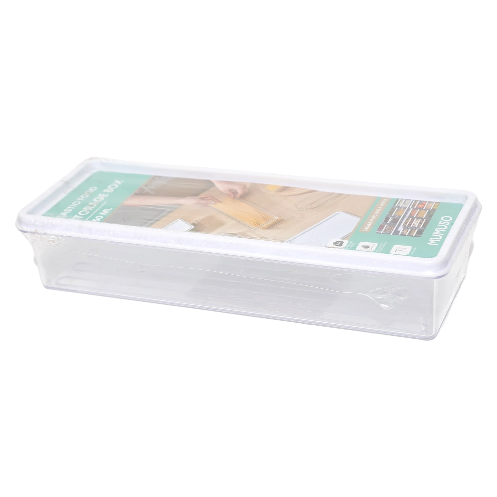 Aufbewahrungsbox aus Kunststoff, 850 ml (Transparent)