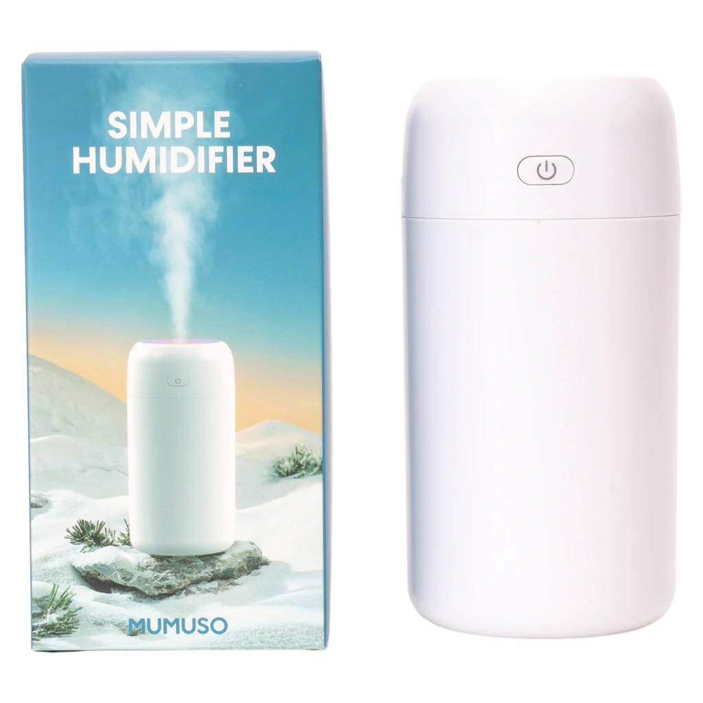 USB-Luftbefeuchter, kompakt für Schreibtisch und Zuhause (Weiß/Rosa/Grün)