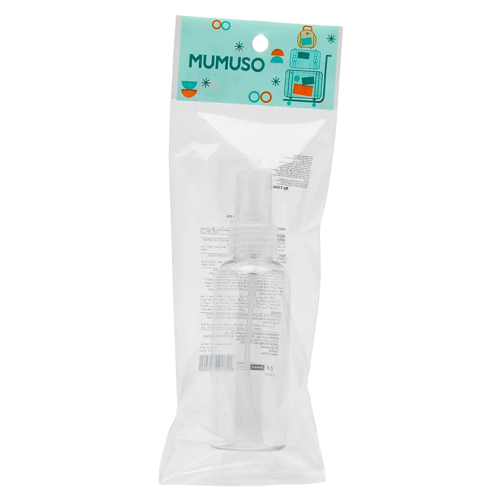 Sprühflasche transparent, nachfüllbar, 80 ml (Klar)
