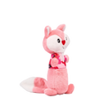 Plüschtier für Haustiere mit Fuchs-Design (Rosa)