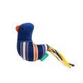 Kau-Spielzeug für Haustiere aus Polyester mit Vogel-Design (Blau/Orange/Weiß)