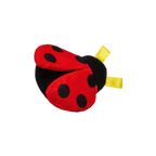Plüschtier für Haustiere mit Marienkäfer-Design (Rot/Schwarz)