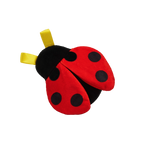 Plüschtier für Haustiere mit Marienkäfer-Design (Rot/Schwarz)