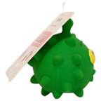 Kauspielzeug aus Naturlatex für Hunde mit Bakterium-Design (Grün), 47,9 g