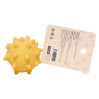 Kauspielzeug aus Naturkautschuk mit Bakterium-Design für Hunde (Gelb)