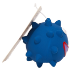 Latex Hundespielzeug mit Bakterium-Design (Blau)