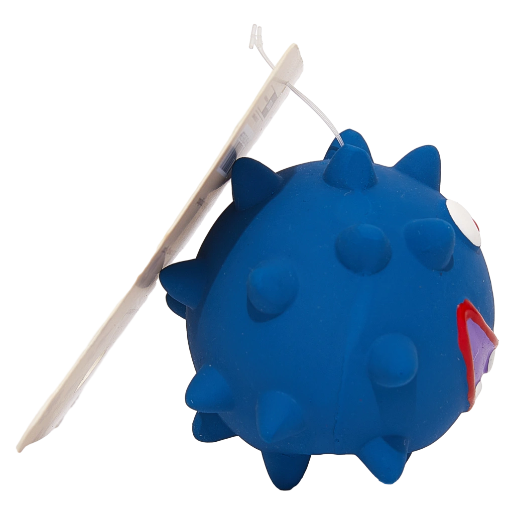 Latex Hundespielzeug mit Bakterium-Design (Blau)
