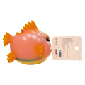 Hundespielzeug aus Naturkautschuk mit Fisch-Design, 150 g (Orange/Gelb)