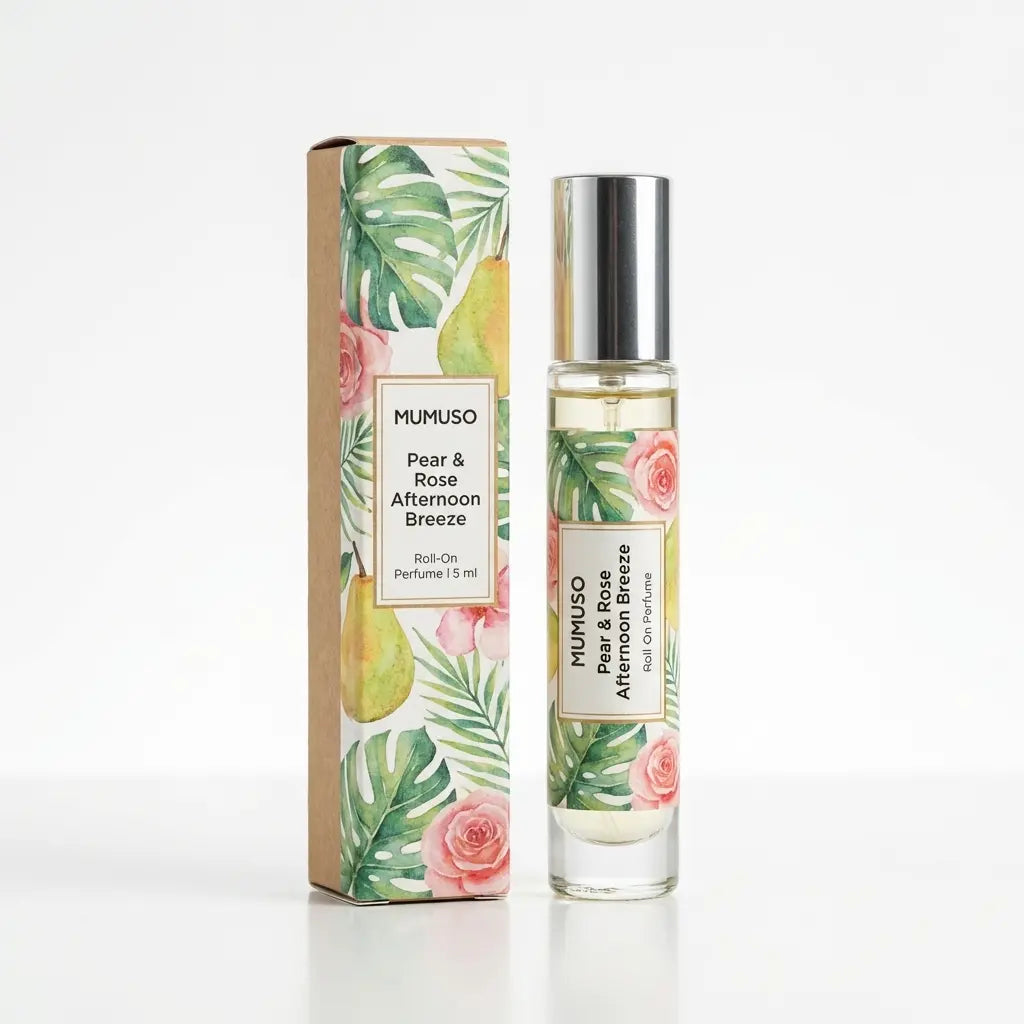 Afternoon Breeze Serie Roll-On Parfüm (Birne &amp; Rose)