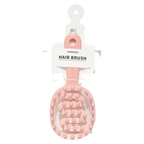 Scalp-Massagebürste aus TPR und ABS mit langem Griff (Rosa)