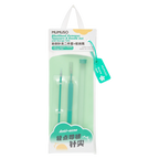 Blackhead Remover Set aus Edelstahl, Pinzette &amp; Nadel mit Aufbewahrungsrohr (Mintgrün)