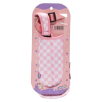 Flaschenhalter mit Katzen-Design und Schulterriemen (Rosa)