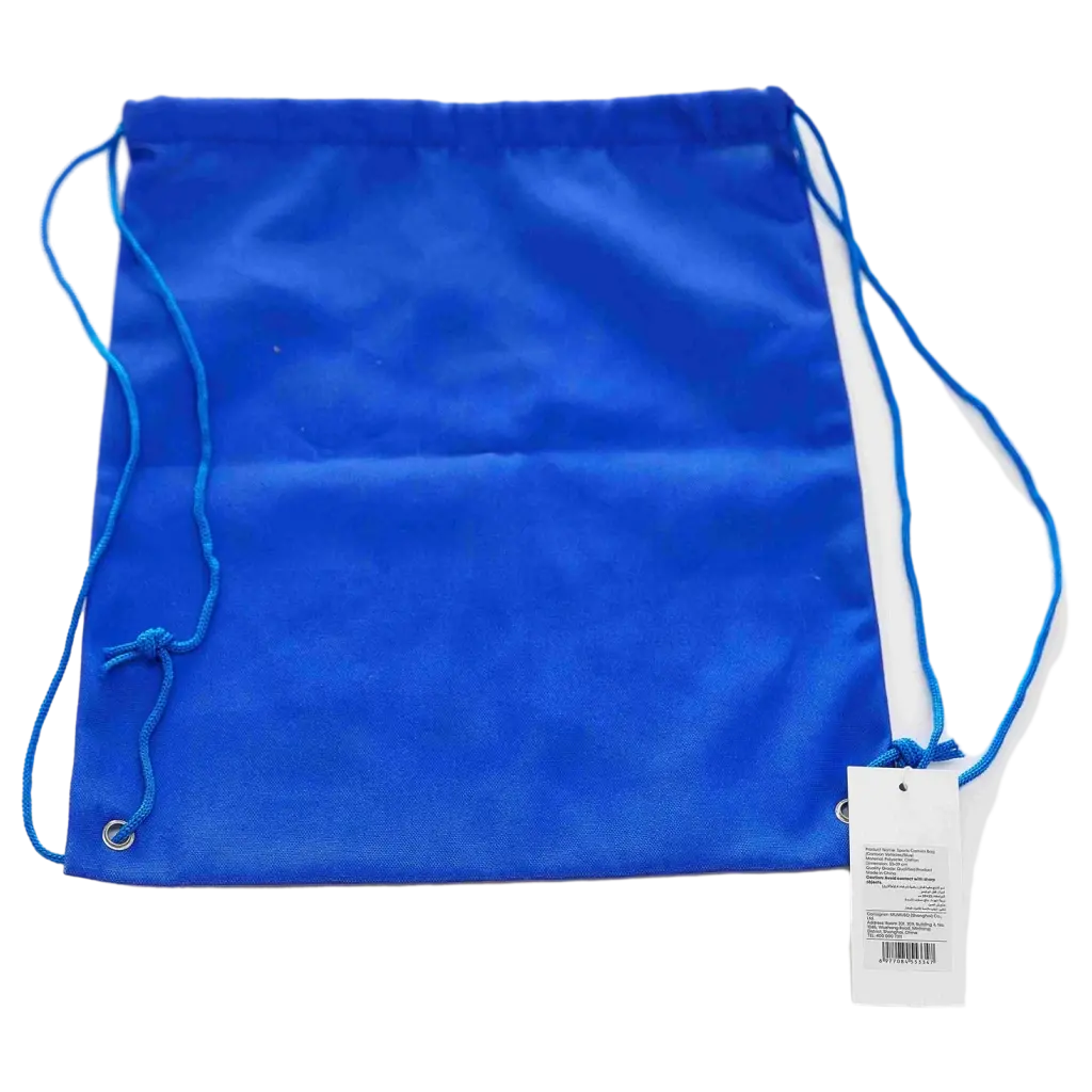 Kinder Sportbeutel aus Polyester-Baumwolle mit Fahrzeug-Design (Blau)