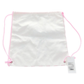 Sportbeutel aus Polyester-Baumwolle mit Katzen-Design (Rosa/Weiß)