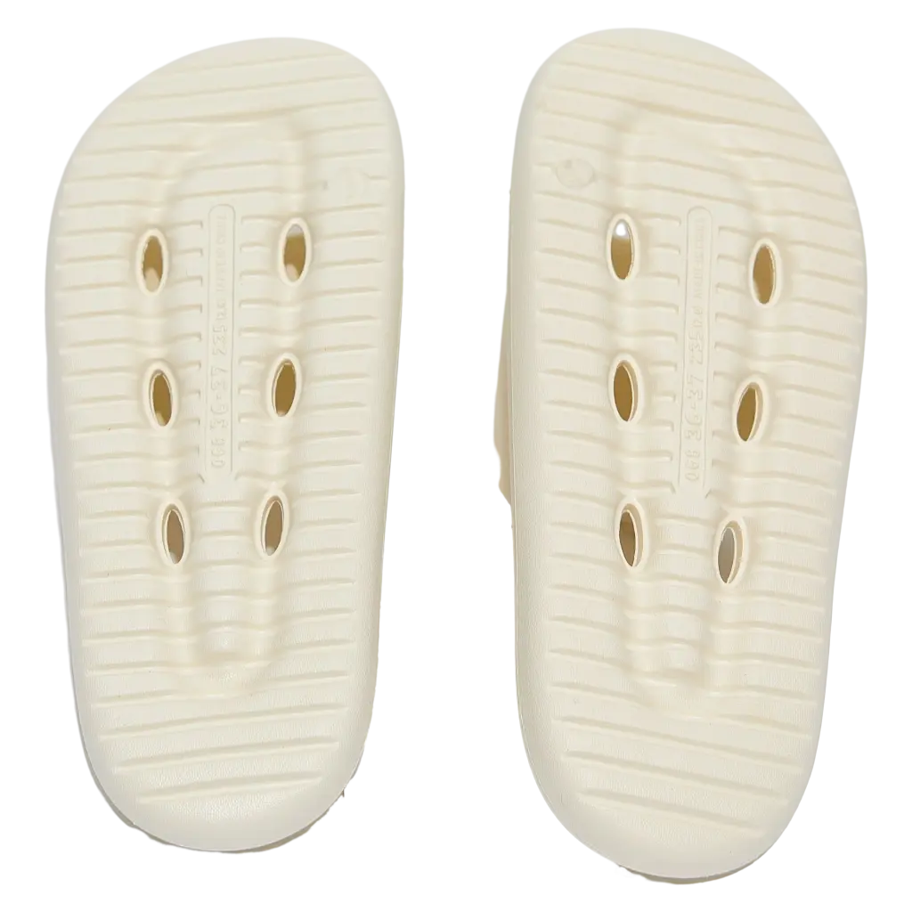 Badeslipper Damen aus EVA mit Belüftung, Größe 40-41 (Weiß)