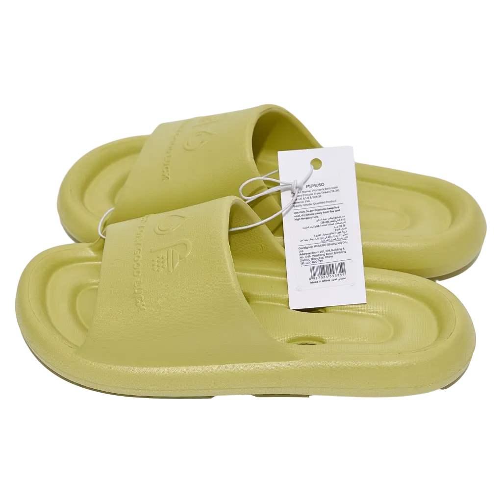 Badeslipper Damen EVA, Größe 38-39 (Grün)