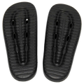 Badezimmer Slipper aus EVA mit rutschfester Sohle, Größe 44-45 (Schwarz)