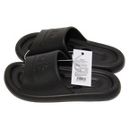Badezimmer Slipper aus EVA mit rutschfester Sohle, Größe 44-45 (Schwarz)