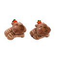 Saugfähiges Handgelenkband aus Polyester mit Capybara-Design (Braun)